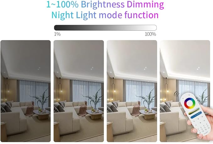 FCOB 5in1 LM052 Tuya Zigbee3.0 LED Controller Support Monochrome CCT RGB RGBW - Image 6