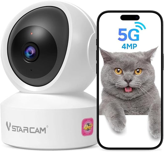VSTARCAM 5G Security Camera Indoor, 4MP 2.5K Pet Camera by VSTARCAM
