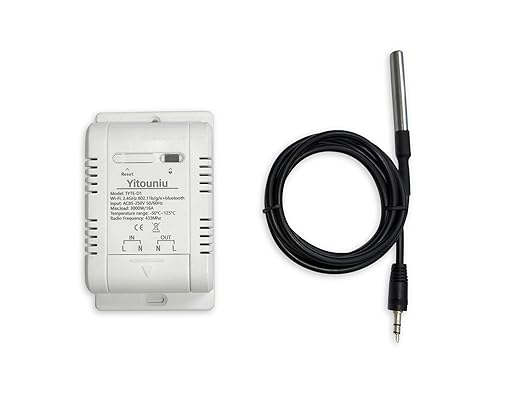 Yitouniu WiFi Smart Waterproof Temperature Controller Sensor Module, Tuya app by Unknown