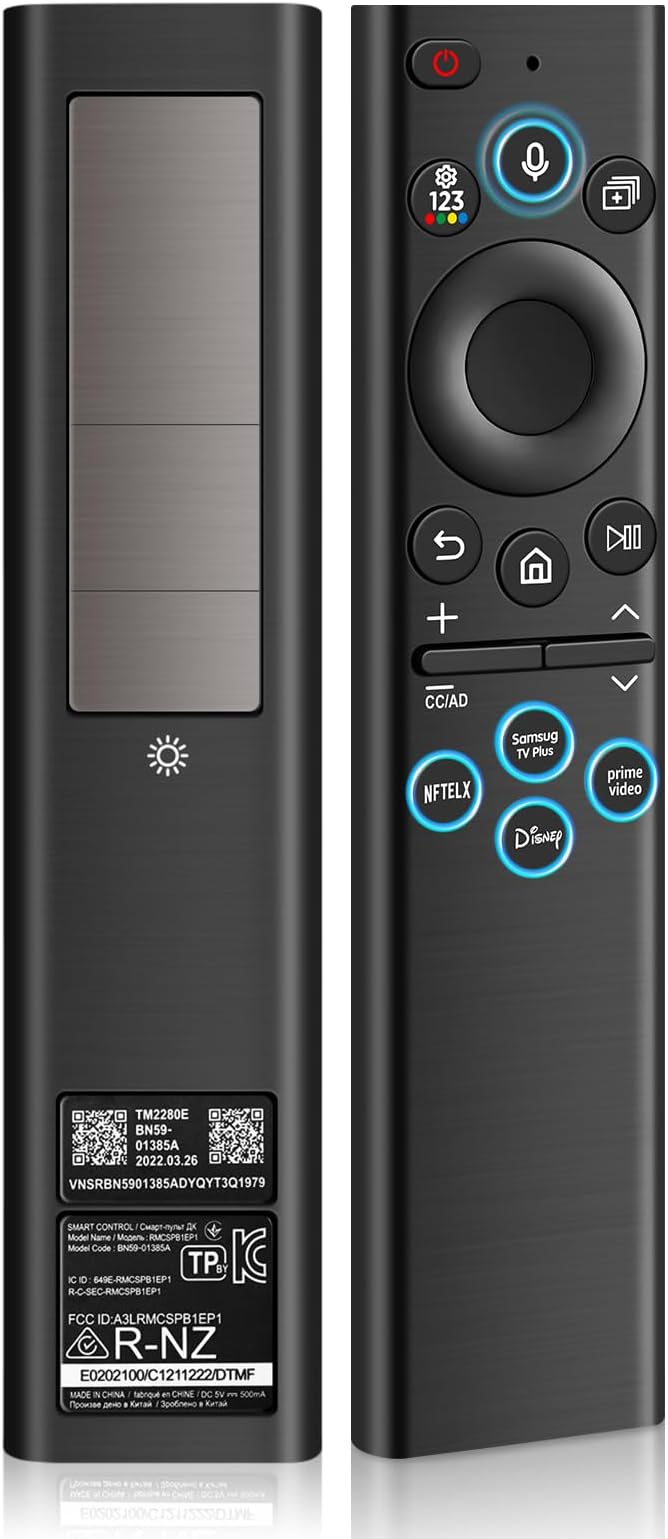 BN59-01385A Replacement Solar TV Remote Control by KJDiSRPin