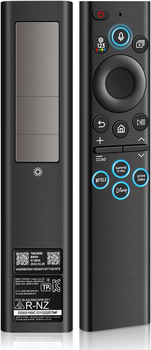 BN59-01385A Replacement Solar TV Remote Control by KJDiSRPin