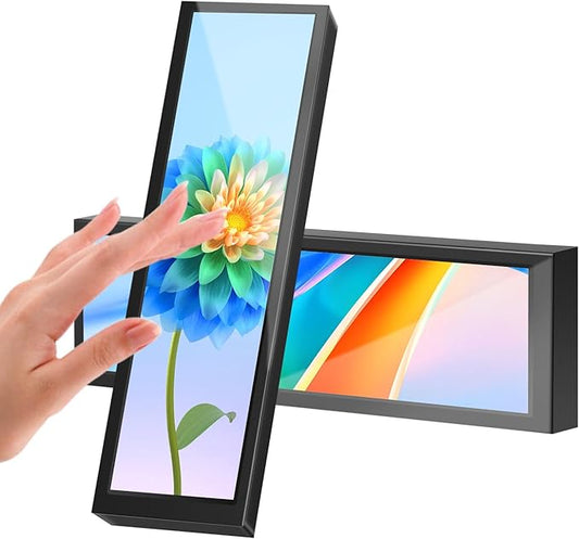 8.8 Inch Small Touchscreen Monitor, PC Temperature Display, PC Sensor Panel by AISHICHEN