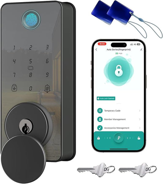 Fingerprint Door Lock, Biquole Keyless Entry Door Lock, Smart Lock by Biquole