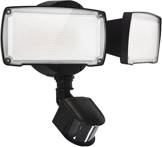 UME 19W LED Flood Light Motion Sensor Outdoor, 2 Adjustable Head, IP65 by UME