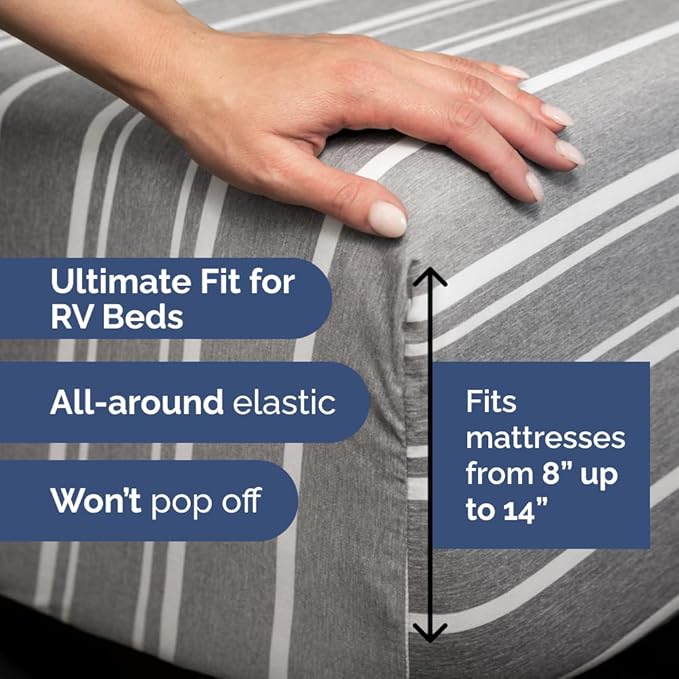 RV Short Queen Sheet Set 60 X 75 - Image 3