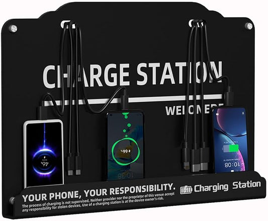 Wall Mounted Cell Phone Charging Station Mobile Phone Charging Station | Fast by Unknown