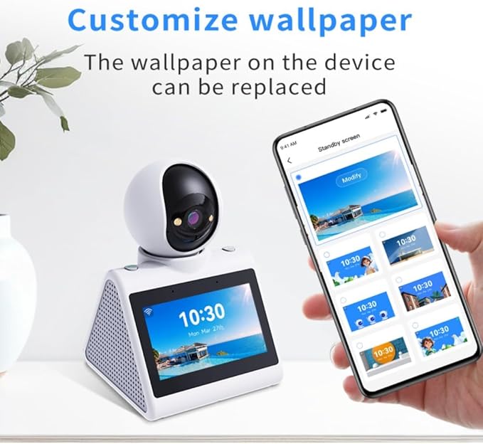 SIYZHOP Indoor Home Security Camera, Pet Dog Camera, Two Way Video Camera - Image 7