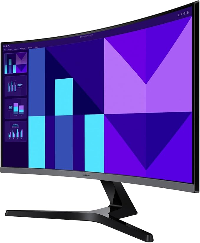 Samsung 27-inch S3 FHD 100Hz Curved Monitor, Game Mode, Eye Saver Mode - Image 10