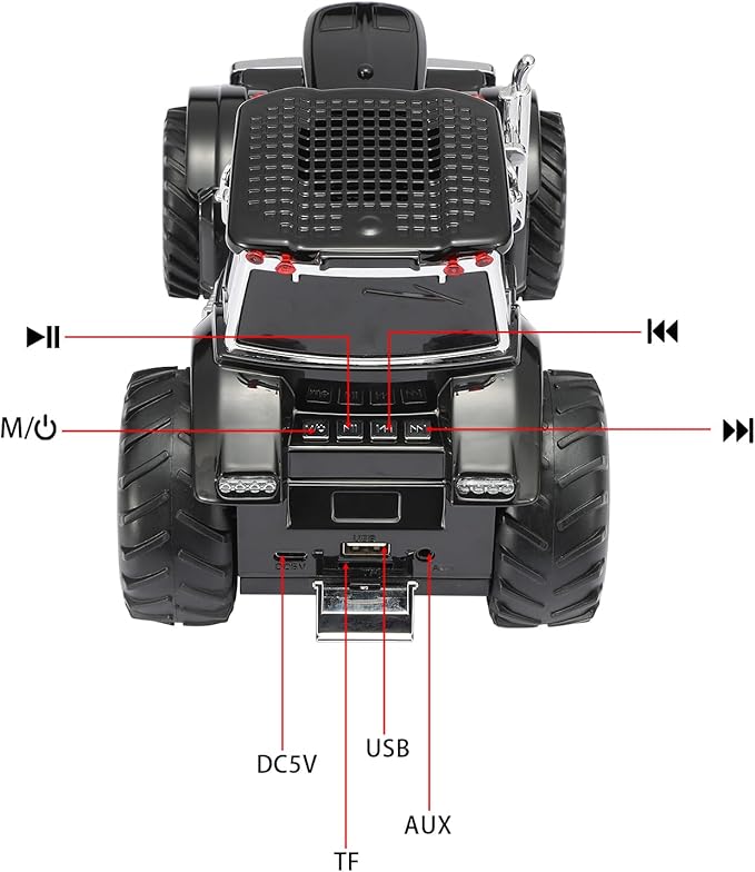 Tractor Head Bluetooth Speaker – unique Bluetooth car speaker - Image 7