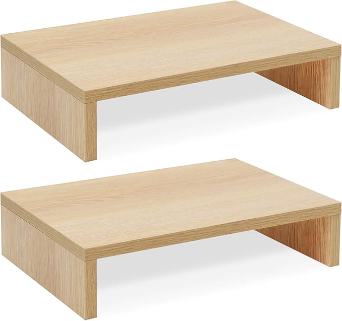 TEAMIX Wood Monitor Stand Riser by TEAMIX
