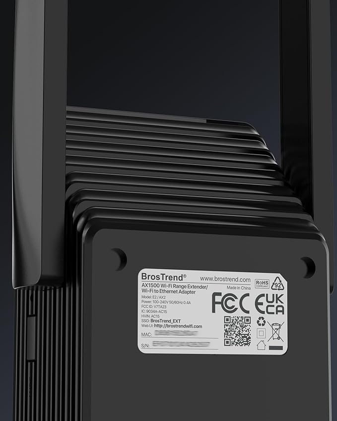 BrosTrend WiFi 6 Extender AX1500 WiFi Booster - Image 7