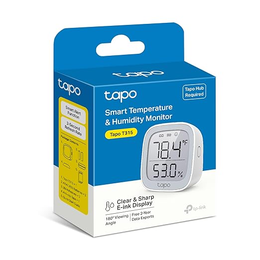 Tapo Smart Temperature and Humidity Monitor, 2.7" E-Ink Display, Swiss-Made - Image 11
