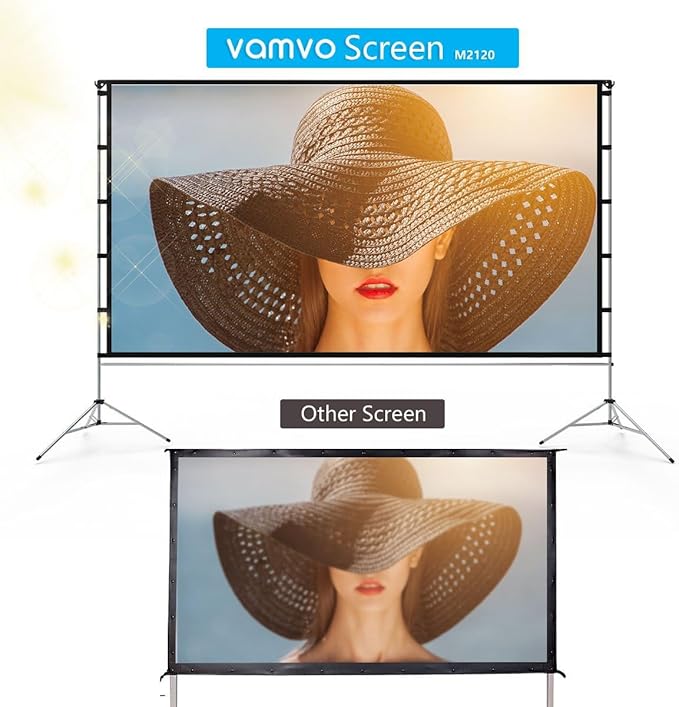 Projector Screen Outdoor, Vamvo Portable Projectors Screen - Image 7