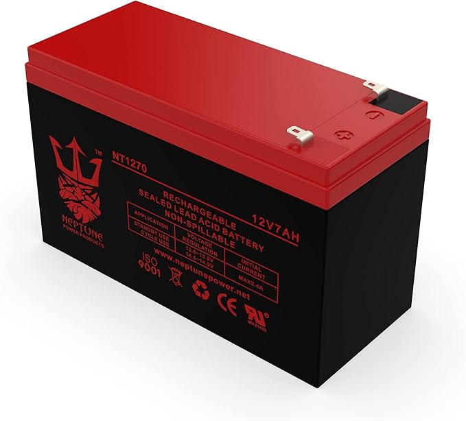 Neptune Power Products Brand NT1270 12V 7Ah Rechargeable Sealed Lead Acid - Image 4