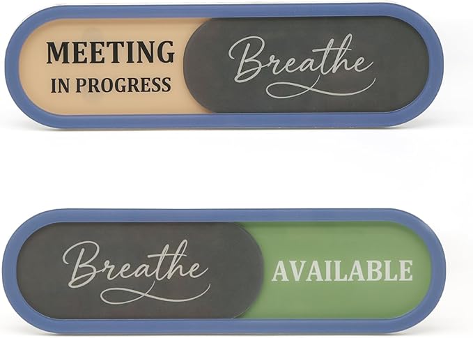 In a Meeting Office Door Sign by WSNIHO