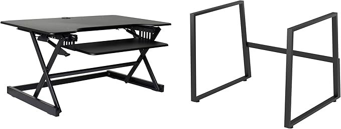 Rocelco 40" Large Height Adjustable Standing Desk by Rocelco
