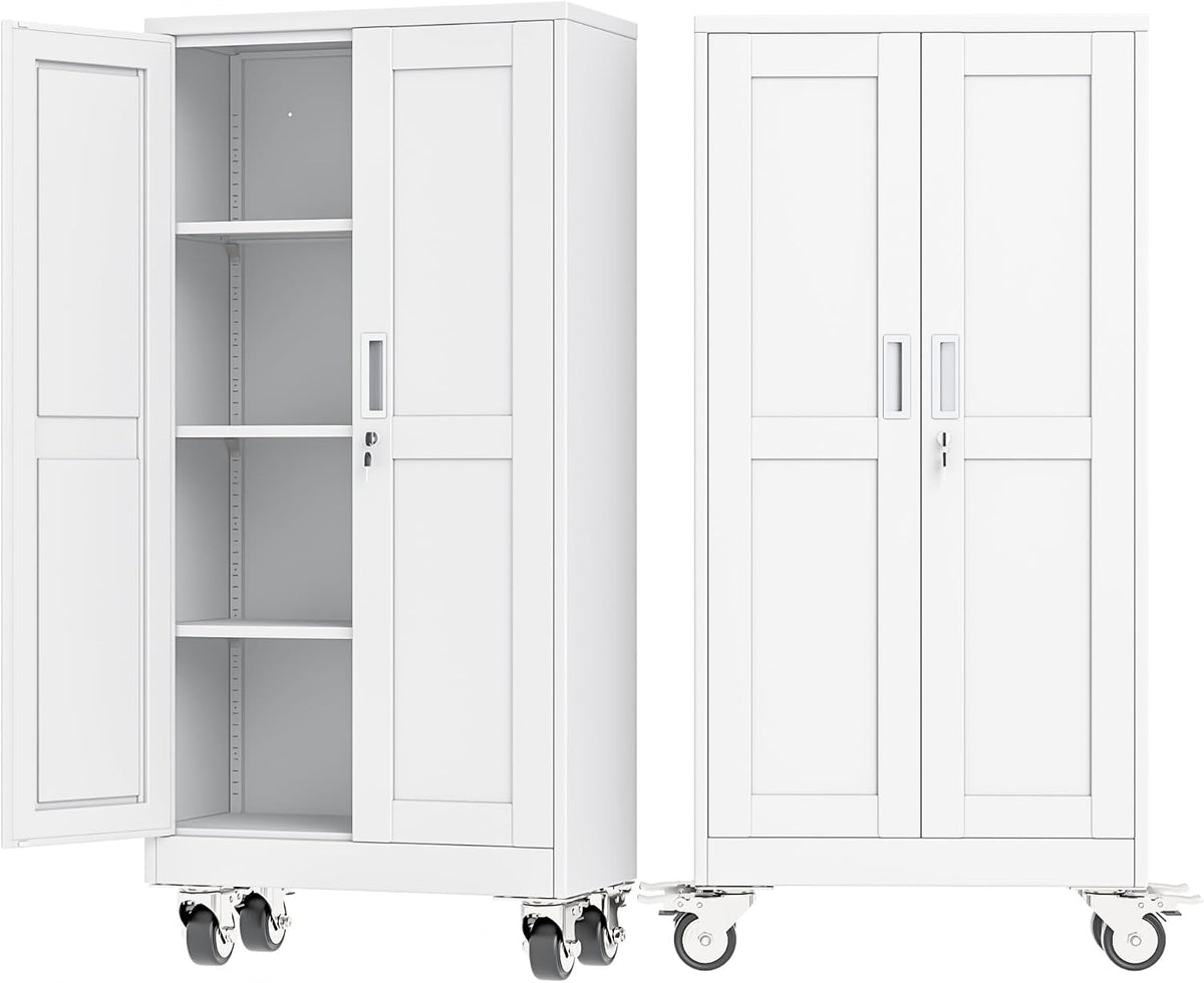 ckzbx metal garage storage cabinet with locking doors, main product view