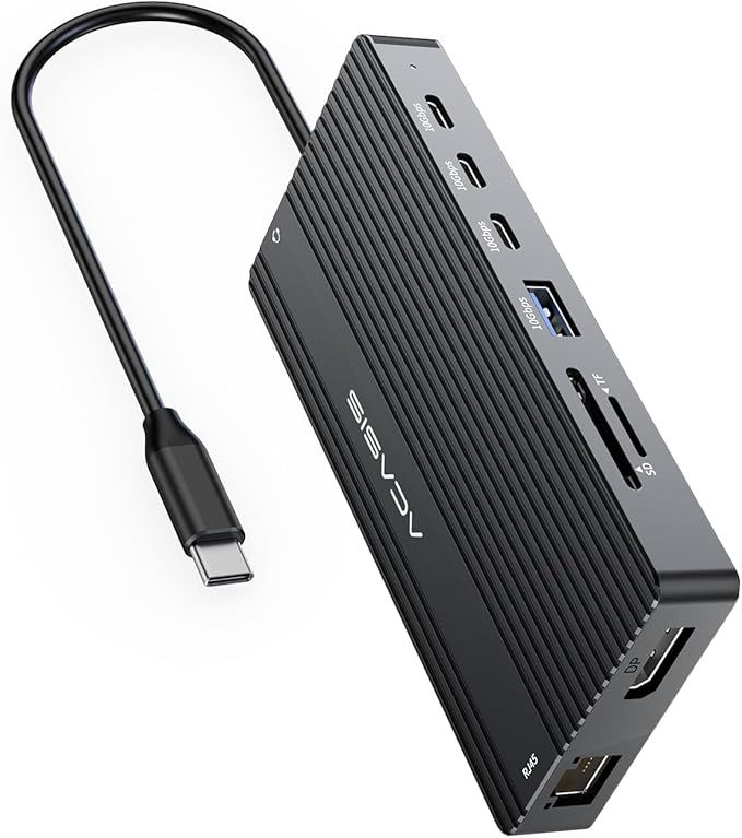 USB C Docking Station Dual Monitor, 14 in 1 USB C Hub, Adapter - Image 9