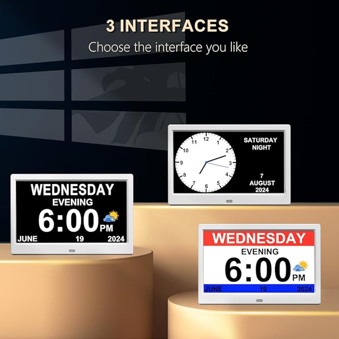 CAZOKASI Extra Large Impaired Vision Digital Alarm Clock - Image 2
