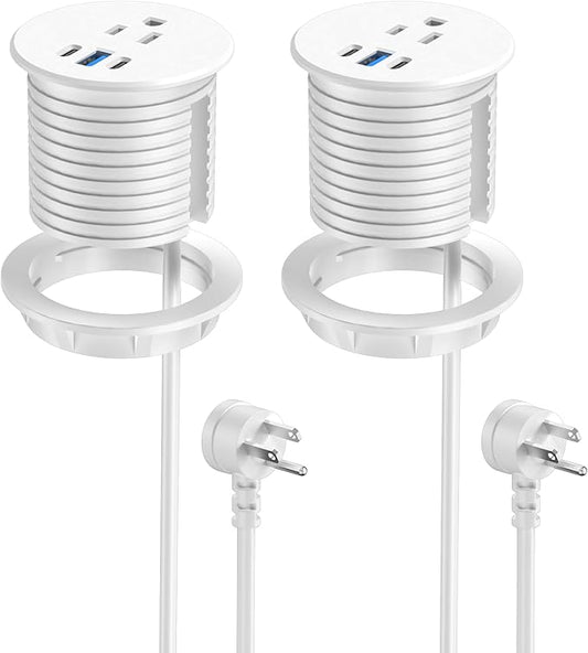 2.5 inch Power Grommet, 20W USB-C Charging, 1 Outlet by Jgstkcity