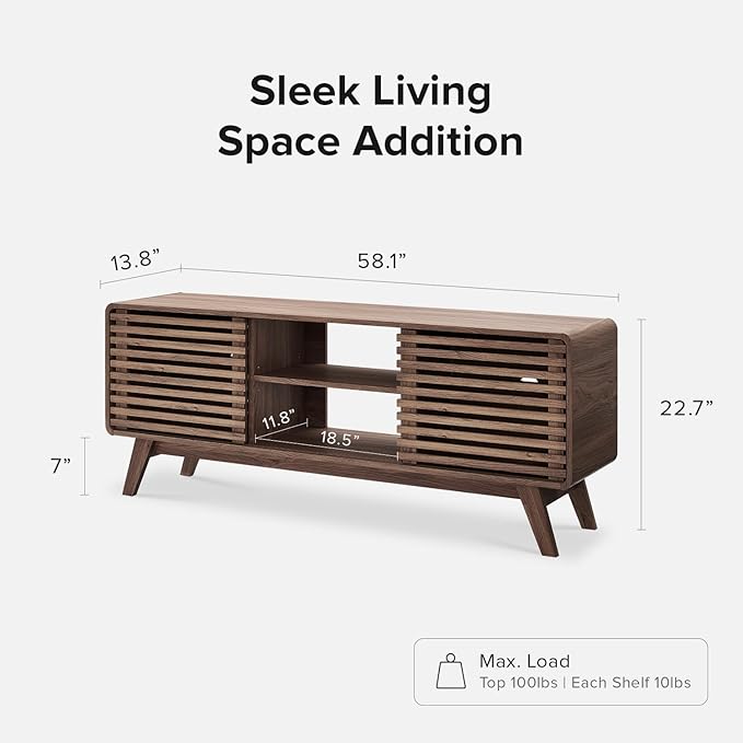 mopio Ensley TV Stand, Mid Century Modern - Image 2