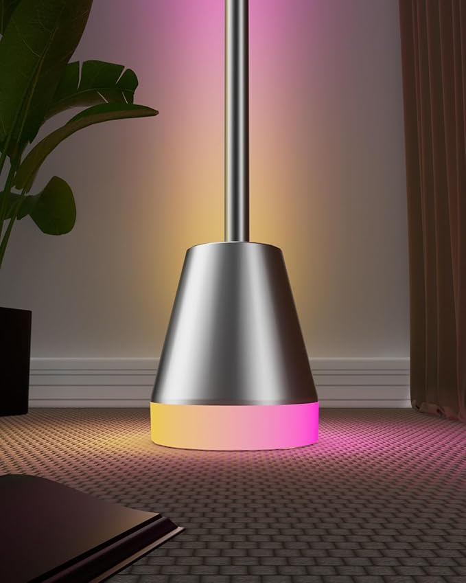 Keepsmile Smart RGB LED Corner Floor Lamp, Bright Standing Lamps - Image 2