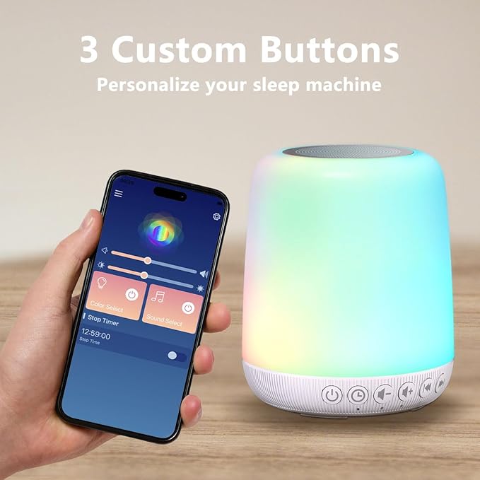 White Noise Sound Machine for Sleep Portable Sound Machine - Image 6