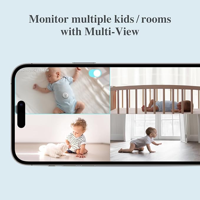 Sense-U AI 2.5K PTZ Baby Camera Monitor - Image 7