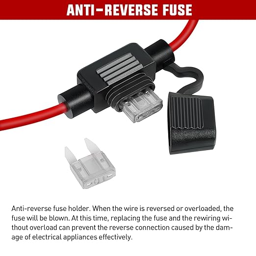 Nilight 48V 36V to 12V Voltage Converter 360W 30A Regulator Step Down to 12VDC - Image 7