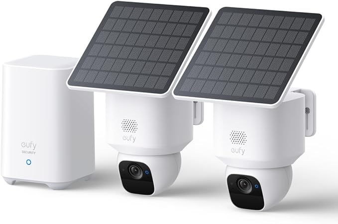 eufy Security SoloCam E30, 2-Cam Pack Kit, Security Cameras Wireless Outdoor by eufySecurity
