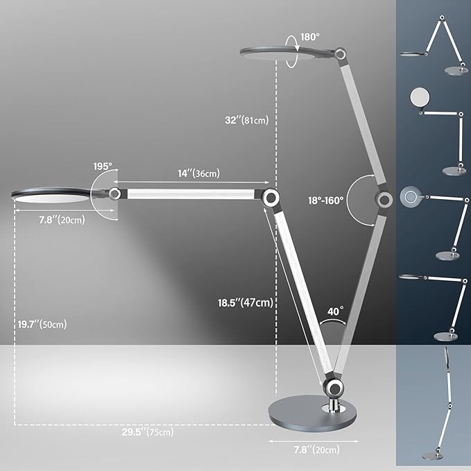 Buanick Desk Lamp, Led Architect Desk Lamp, Desk Lamps - Image 6