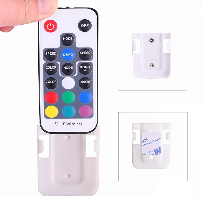 Mini Remote Controller for RGB Color LED Strip Lights, RF Dimmer for 12V DC LED - Image 2