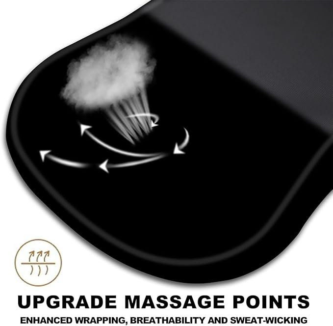 KUOSGM Mouse Pad Wrist Support, Ergonomic Mouse Pad - Image 2