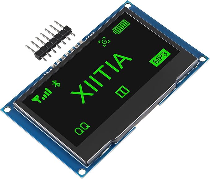 XIITIA 2pcs 2.42 inch 128x64 OLED LCD Display Module SSD1309 7 Pin SPI/IIC I2C - Image 6