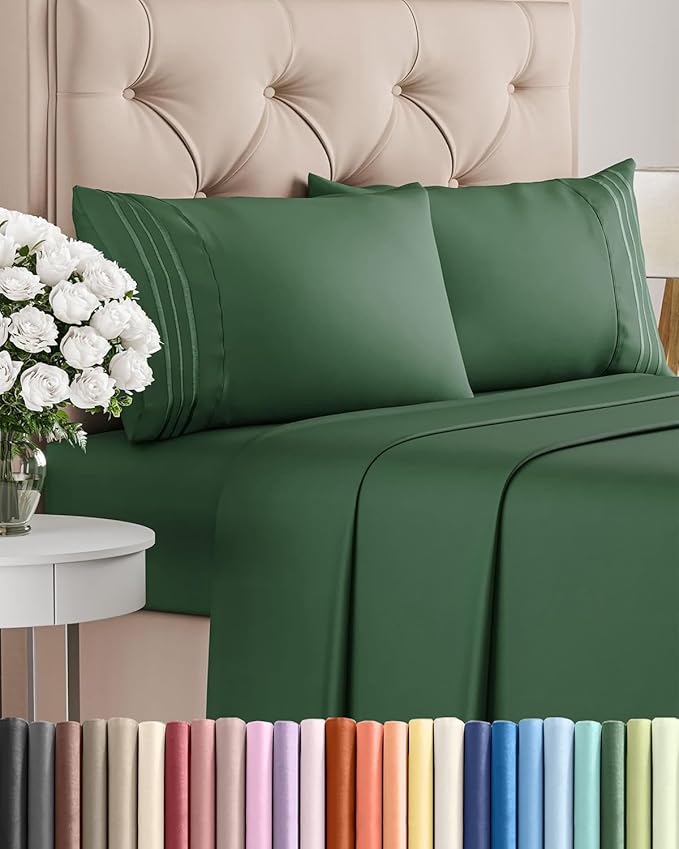 Cal King Size 4 Piece Sheet Set by CGKUnlimited