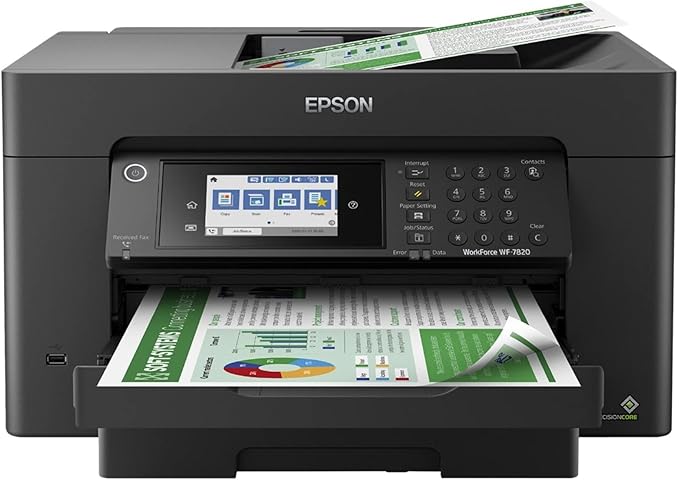Epson Workforce Pro WF-7820 Wireless All-in-One Wide-Format Printer - Image 7