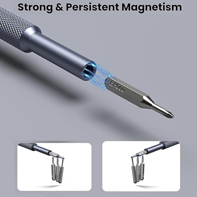 Card Holder 25-IN-1 Precision Small Screwdriver Set, Professional Mini Bit Tool - Image 7