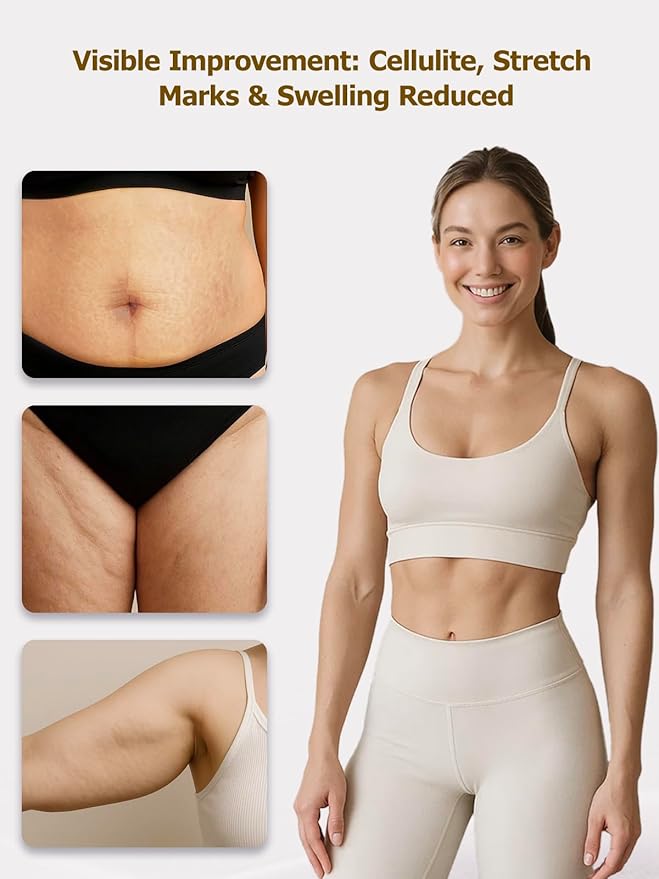 Lymphatic Drainage Massager & Anti Cellulite Massage Tool, Helps Reduce Stretch - Image 3