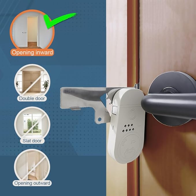 CGPLUS Security Door Stopper Alarm SEDOLI 100DB Siren - Image 5