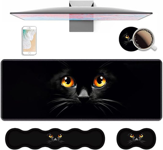 4 in 1 Ergonomic Keyboard Wrist Rest & Mouse Pad Wrist Rest Set, Large XXL by Unknown