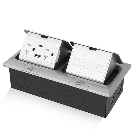 KYHSHJ USB Pop Up Floor Socket Kit by KYHSHJ