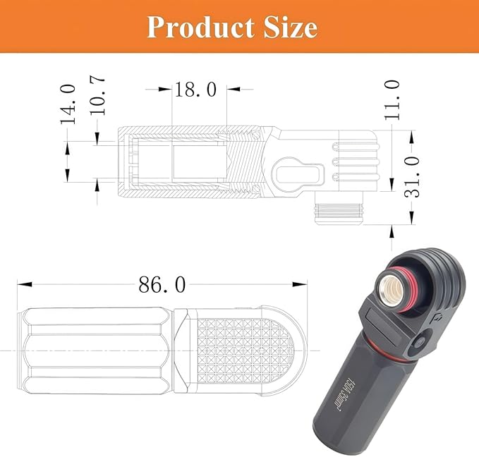 IP67 Waterproof EV Battery Container Connector Right Angle 150A 35mm² HV Energy - Image 5