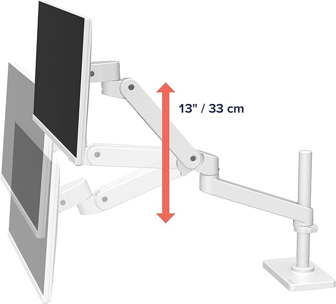 Ergotron – Upgraded LX Pro Premium Monitor Arm, Single Monitor Desk Mount – - Image 5