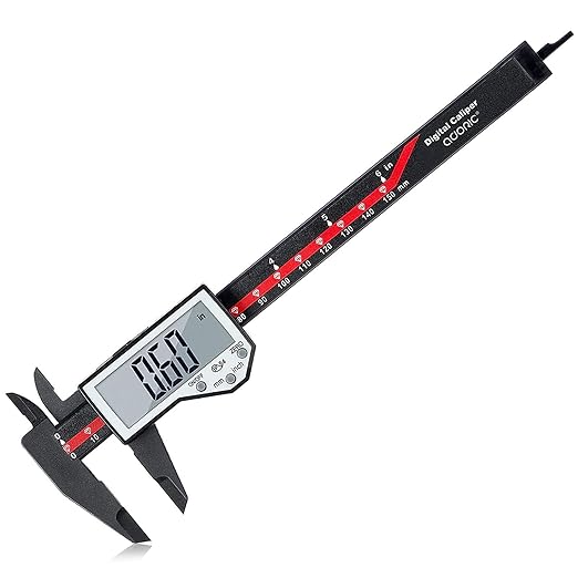 Digital Caliper, 0-6" Electronic Caliper Auto by ADORIC