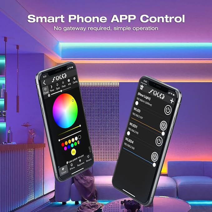 ESP32 PWM WLED LED Controller 5 Modes in 1 DC 12-24V WiFi Wireless App Control - Image 3