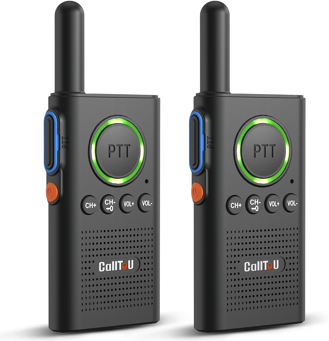 CallToU 2 Way Intercom for Elderly 3300FT Rechargeable 1000mAh Battery