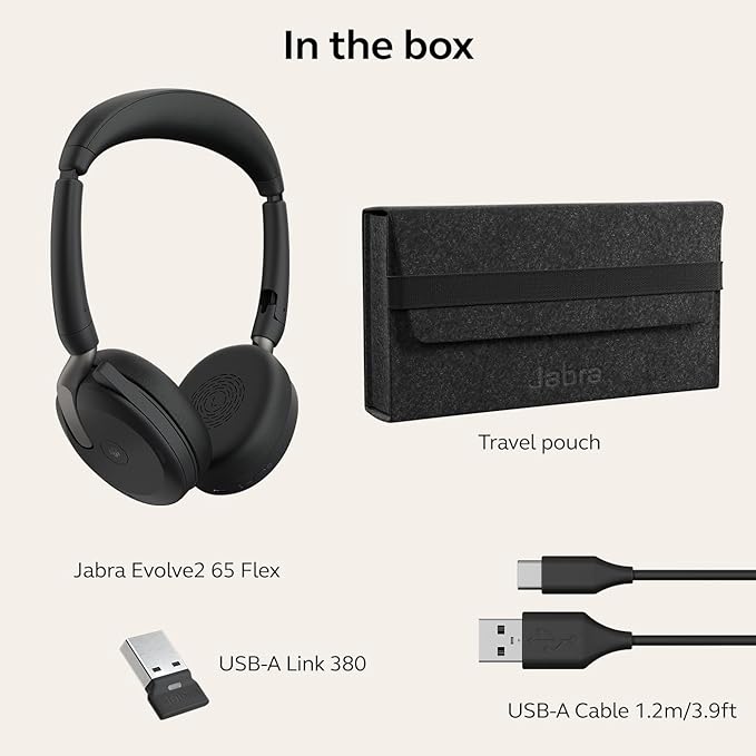 Jabra Evolve2 65 Flex Wireless Stereo Headset - Image 8