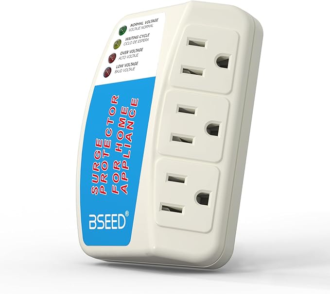 BSEED Surge Protector for Home Appliance 3 Outlet Surge Protector for - Image 8