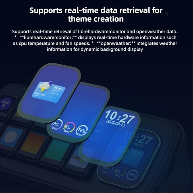 Yunseity AI Voice Control Panel, 10 LCD Mechanical Buttons - Image 6