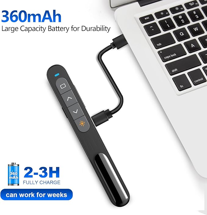 Norwii N76 Rechargeable Presentation clicker - Image 2